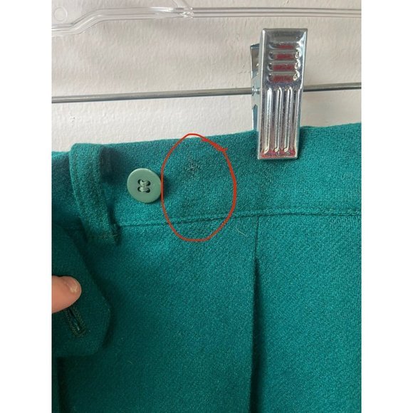 Vintage women’s hunter green size 10 Russ‎ 100% wool pants - Picture 9 of 9
